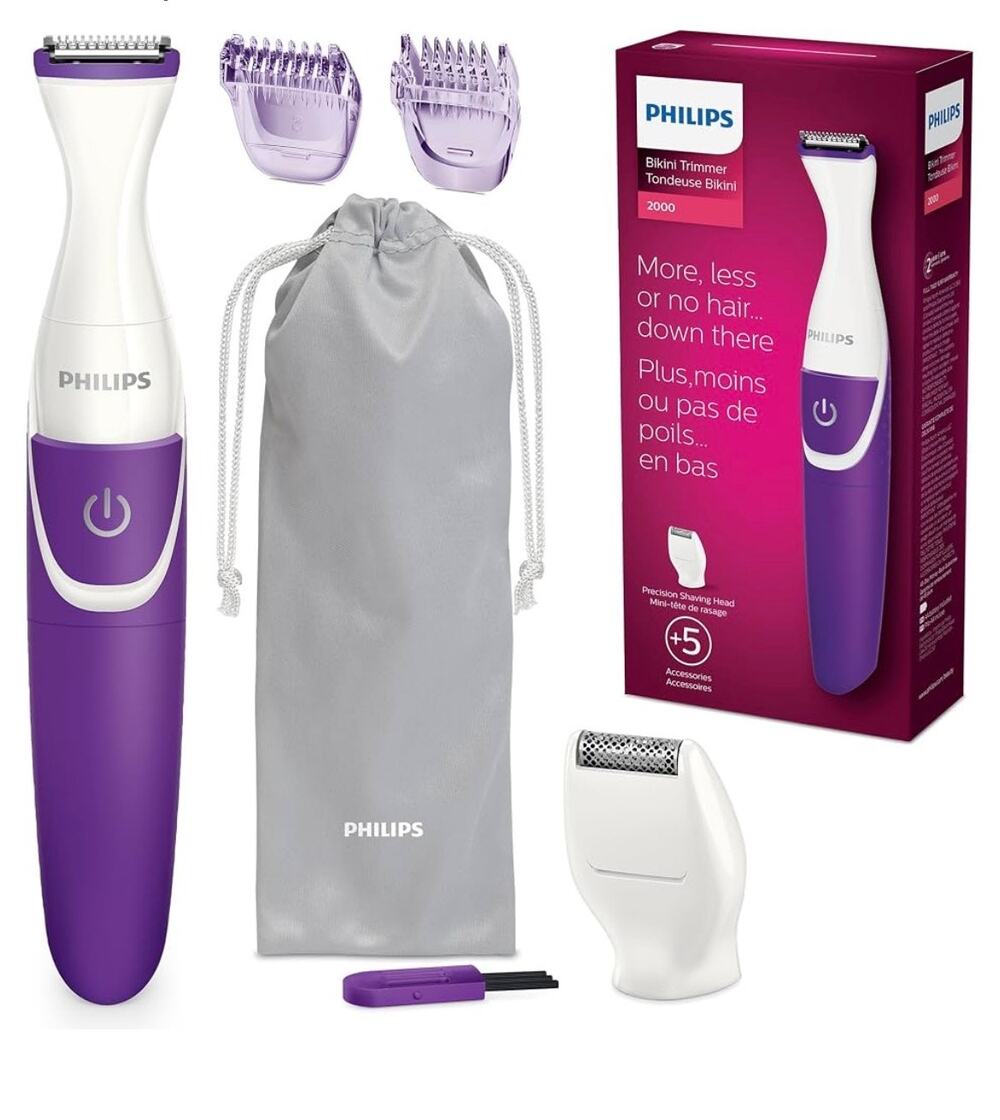 Philips Beauty Bikini Genie Cordless Trimmer for Bikini Line Hair Removal